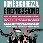 IL 22 FEBBRAIO A PIAZZA LOGGIA CONTRO IL DDL “SICUREZZA” !